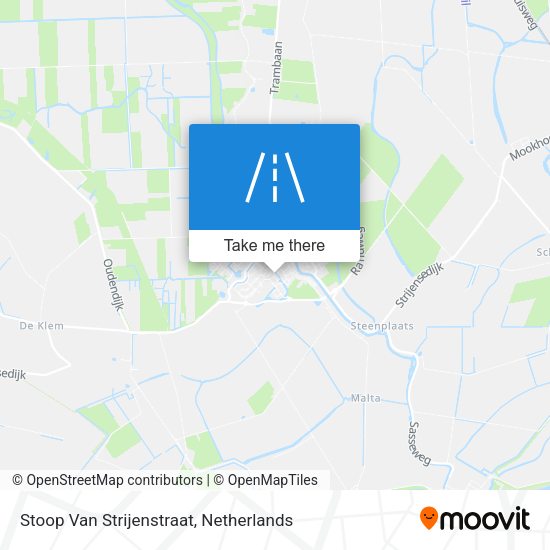 Stoop Van Strijenstraat map