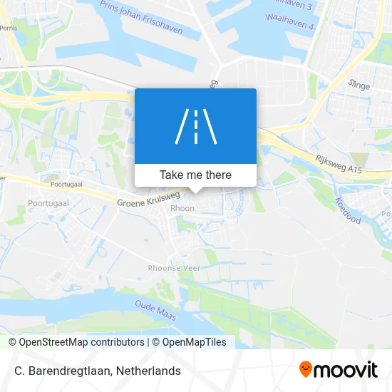 C. Barendregtlaan map
