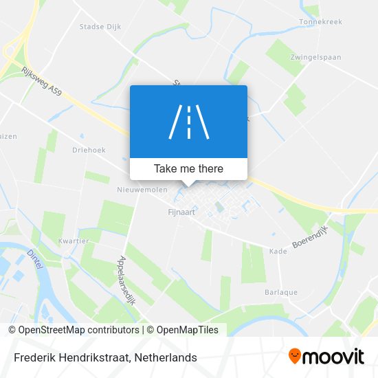 Frederik Hendrikstraat map