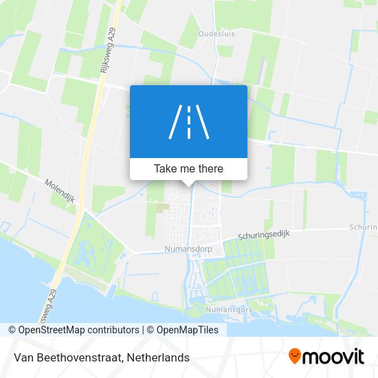 Van Beethovenstraat map