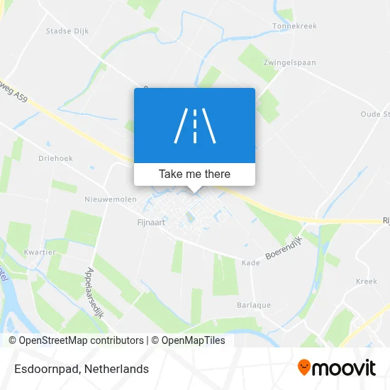 Esdoornpad map