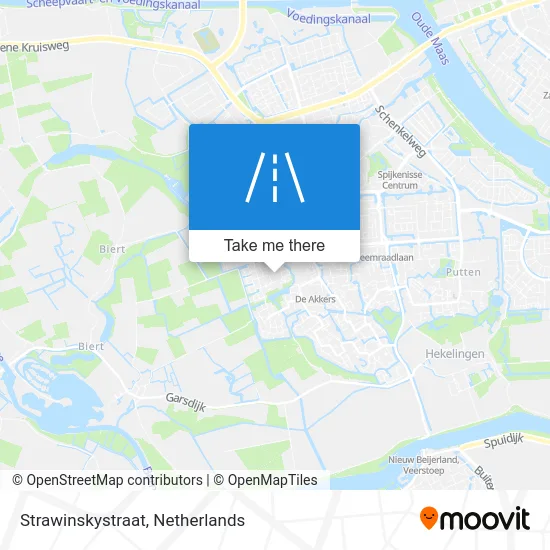 Strawinskystraat map