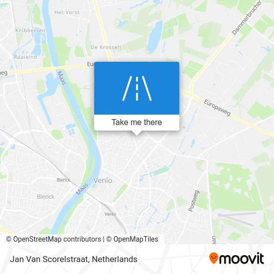 Jan Van Scorelstraat map