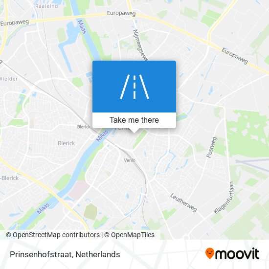 Prinsenhofstraat map