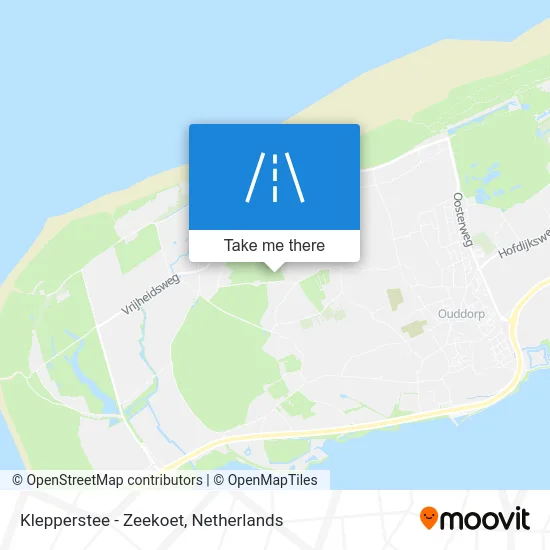 Klepperstee - Zeekoet map