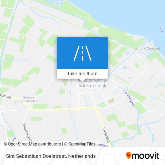 Sint Sebastiaan Doelstraat map