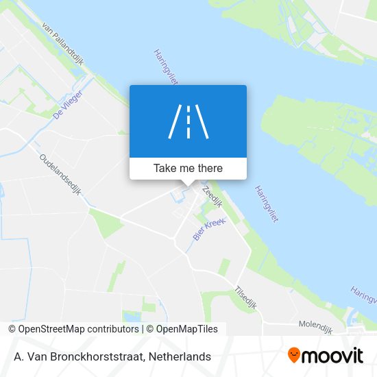 A. Van Bronckhorststraat map