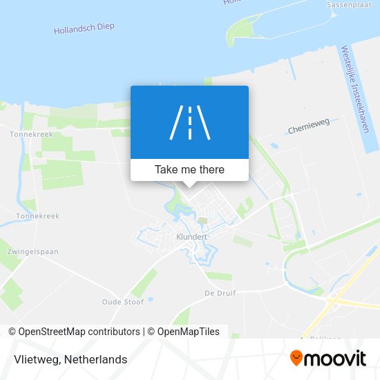 Vlietweg map