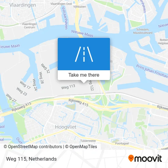 Weg 115 map