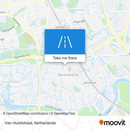 Van Hulststraat map