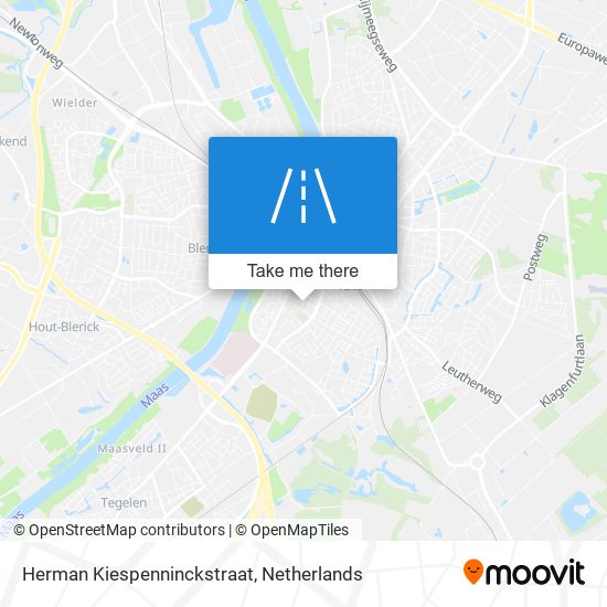 Herman Kiespenninckstraat Karte