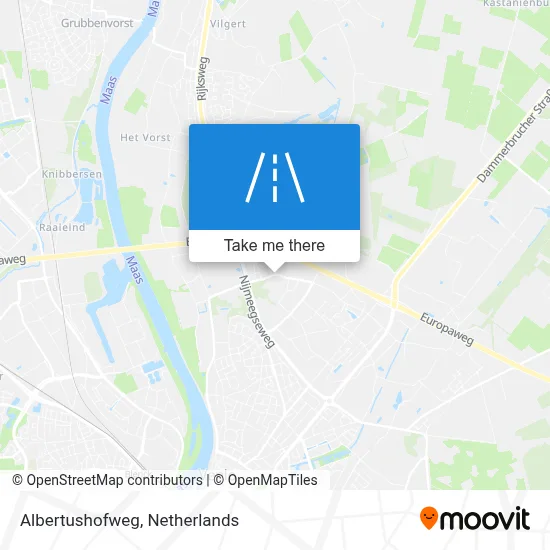 Albertushofweg map
