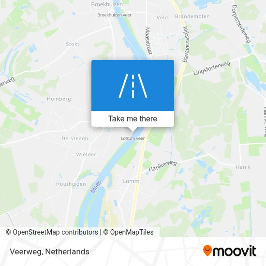 Veerweg map