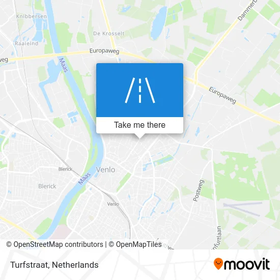 Turfstraat map