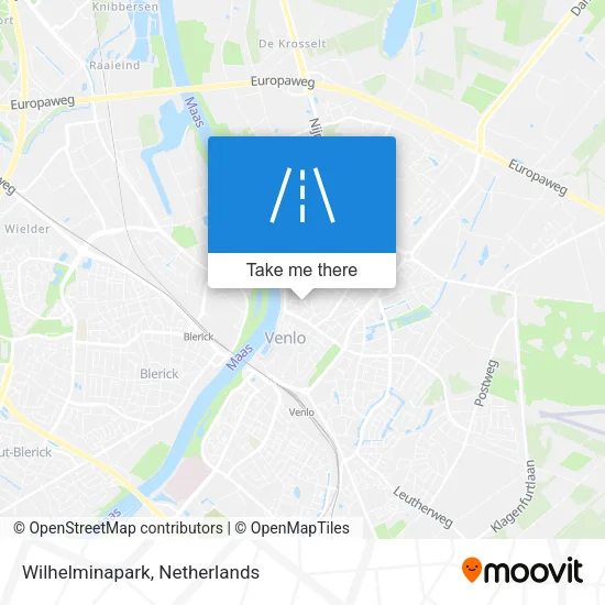 Wilhelminapark map