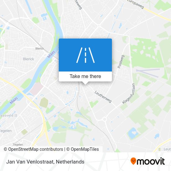 Jan Van Venlostraat map