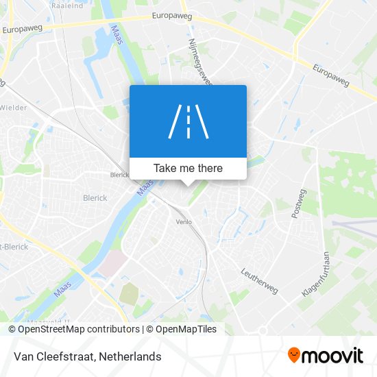 Van Cleefstraat map