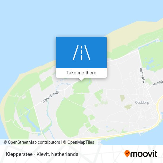 Klepperstee - Kievit map