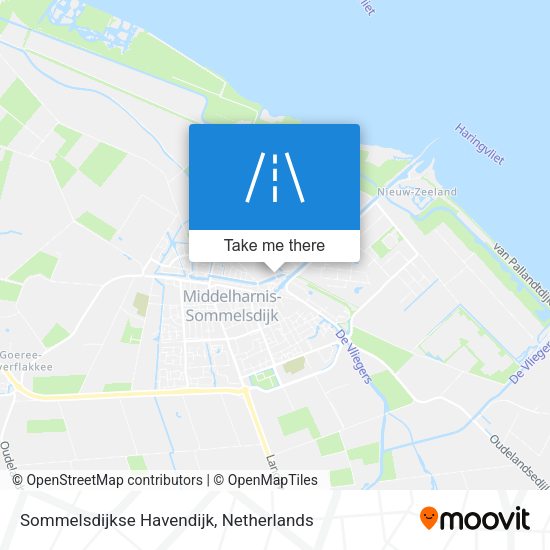 Sommelsdijkse Havendijk map