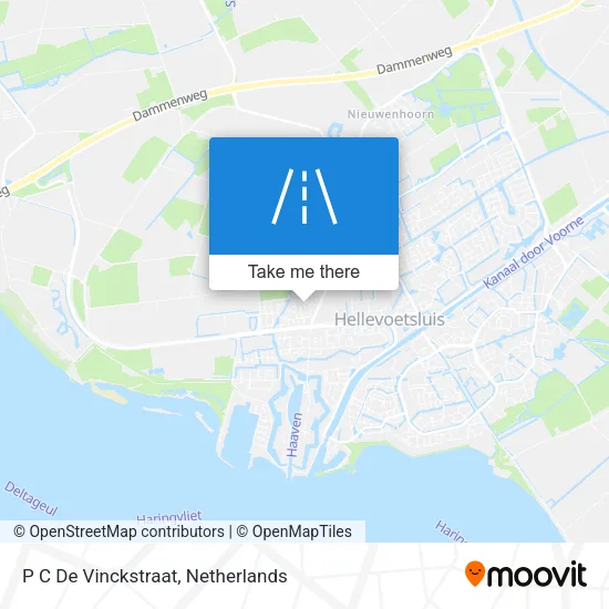 P C De Vinckstraat map