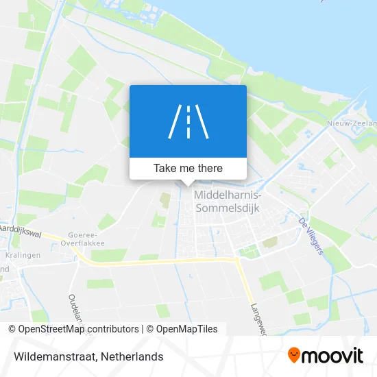 Wildemanstraat map