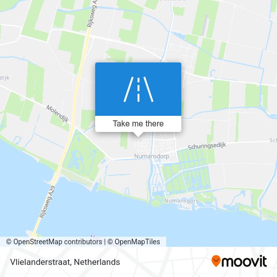 Vlielanderstraat map