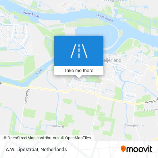 A.W. Lipsstraat map