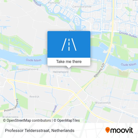 Professor Teldersstraat map