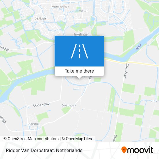 Ridder Van Dorpstraat map