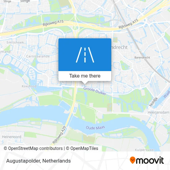 Augustapolder map