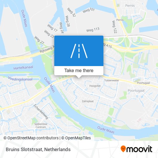 Bruins Slotstraat map