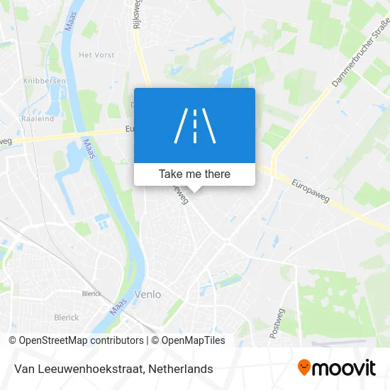 Van Leeuwenhoekstraat map