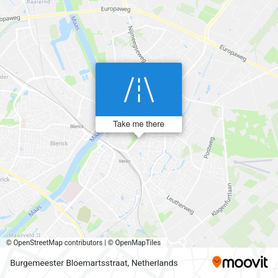 Burgemeester Bloemartsstraat map