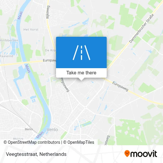 Veegtesstraat map