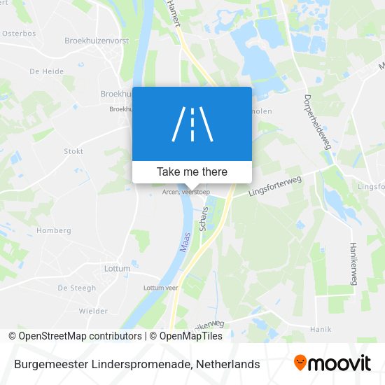 Burgemeester Linderspromenade map