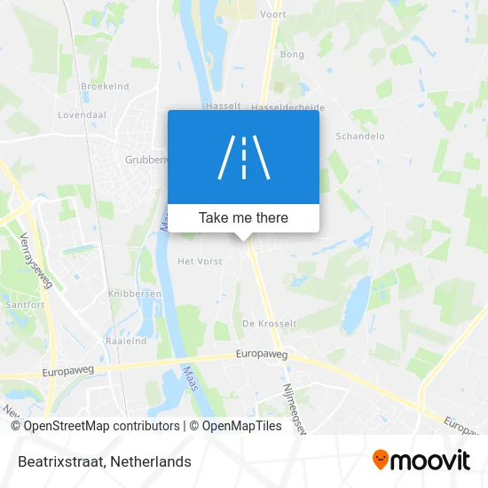 Beatrixstraat map