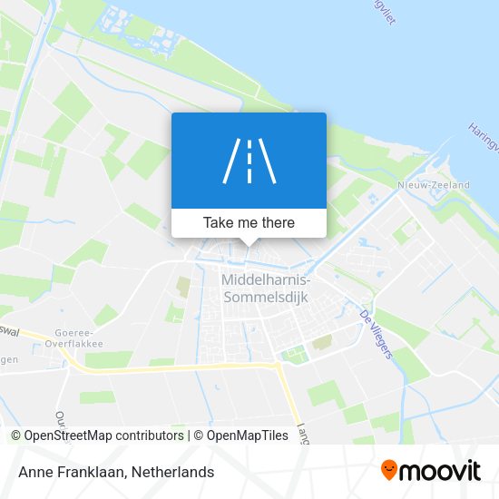 Anne Franklaan map