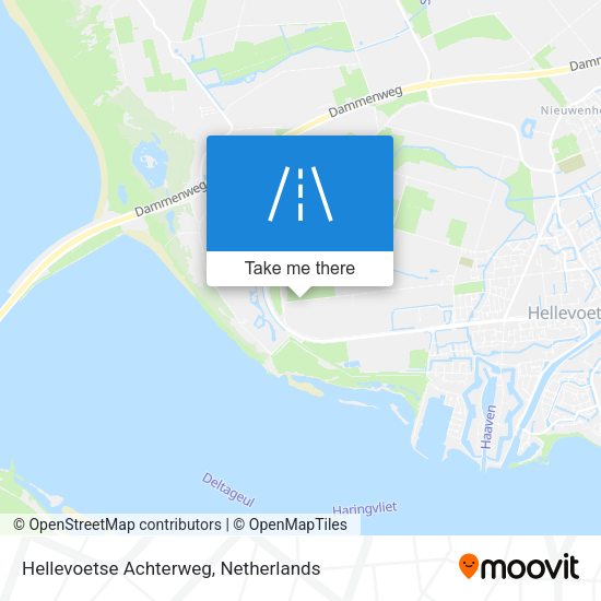 Hellevoetse Achterweg map