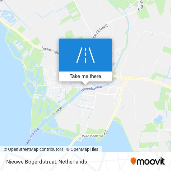 Nieuwe Bogerdstraat map