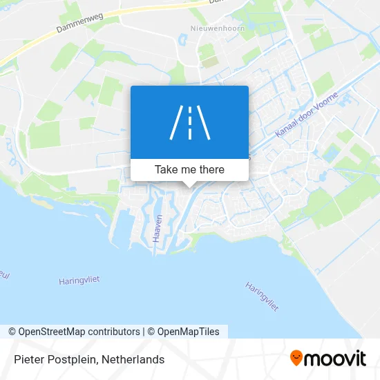 Pieter Postplein map