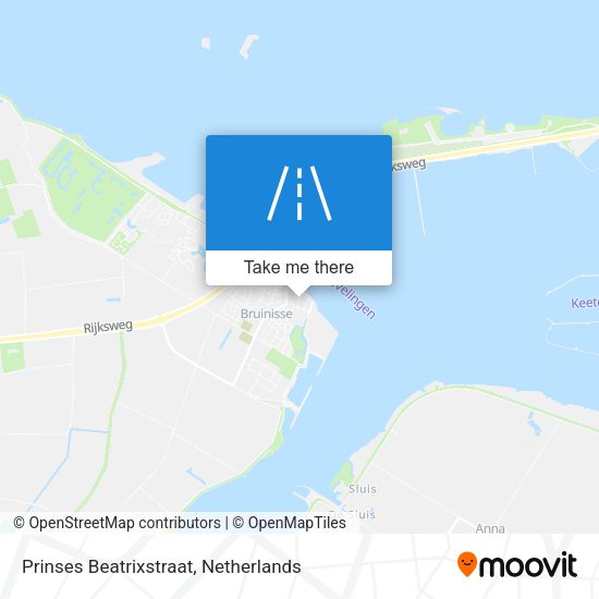 Prinses Beatrixstraat map