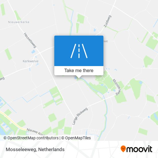 Mosseleeweg map