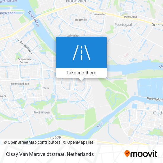 Cissy Van Marxveldtstraat map