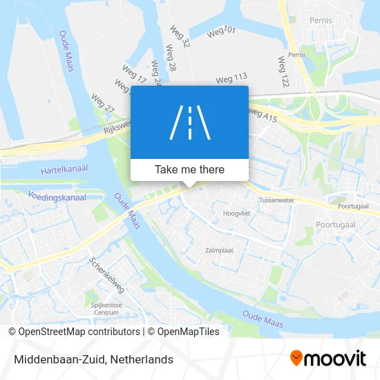 Middenbaan-Zuid map