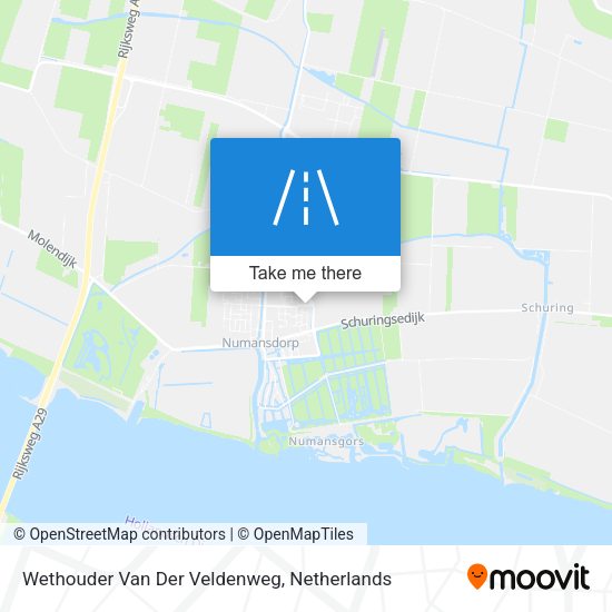 Wethouder Van Der Veldenweg map