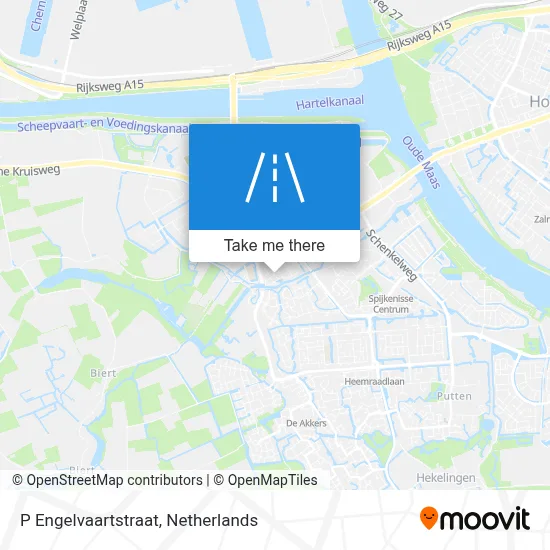 P Engelvaartstraat map