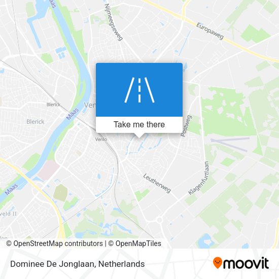 Dominee De Jonglaan map