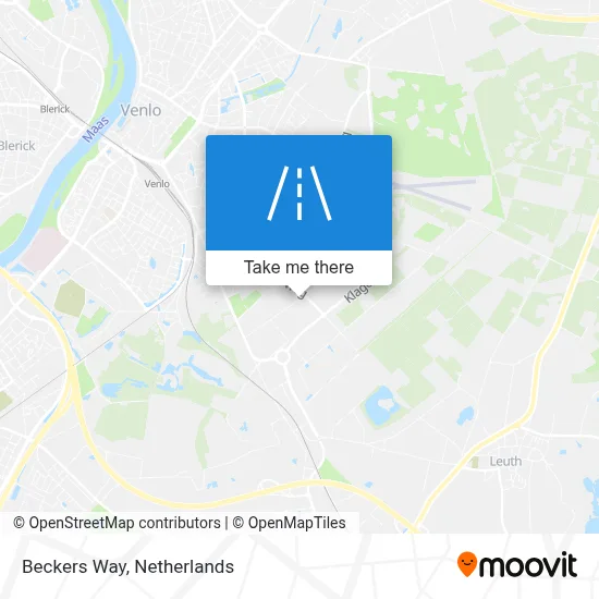 Beckersweg map