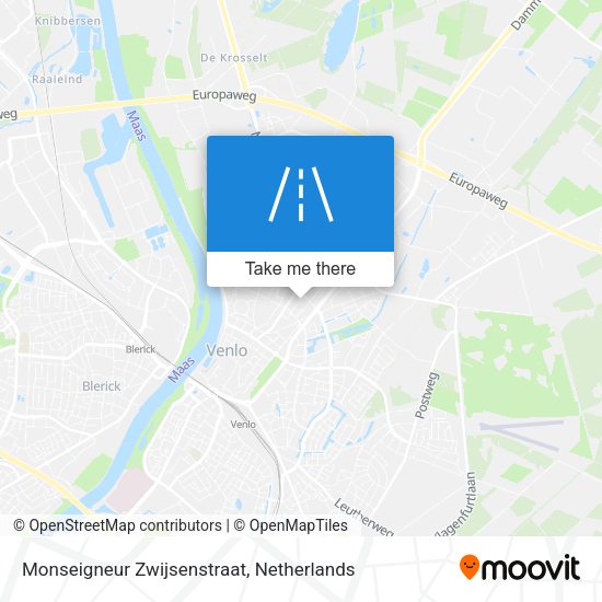 Monseigneur Zwijsenstraat map