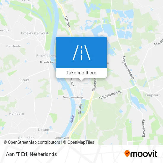 Aan 'T Erf map